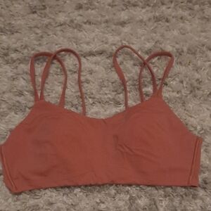 Women's Rust-Colored Strappy Bralette